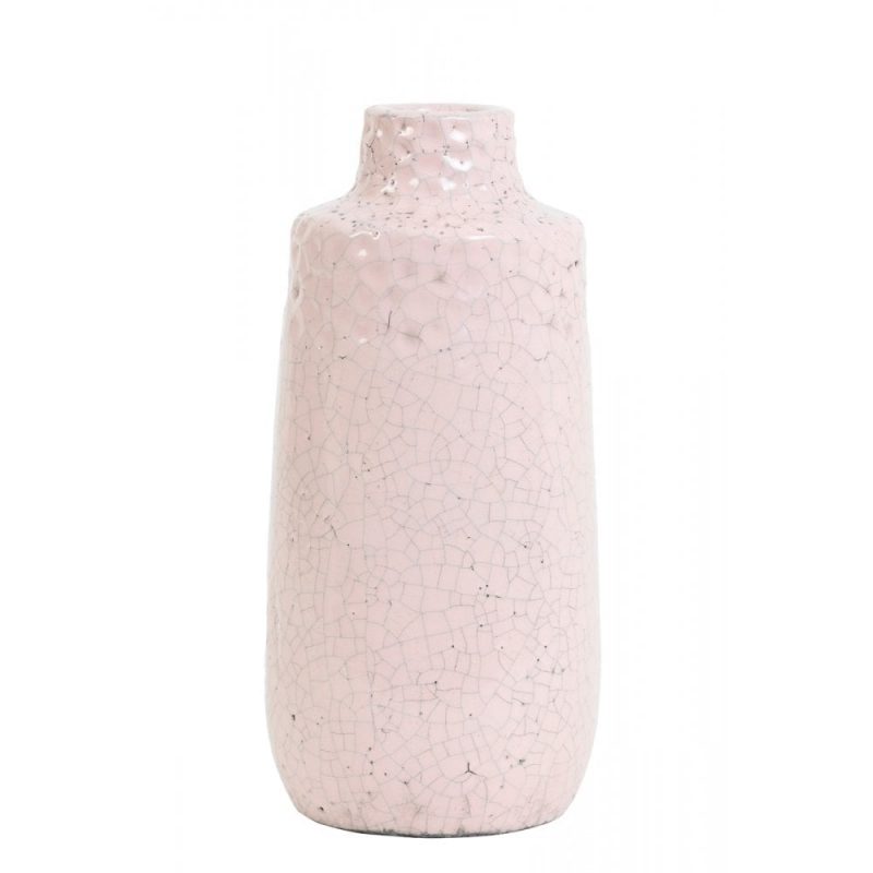 Ubarmhjertig juni kalender Vase deco Ø14x30 cm PORTA ceramics pink - Hola Collection Online Store